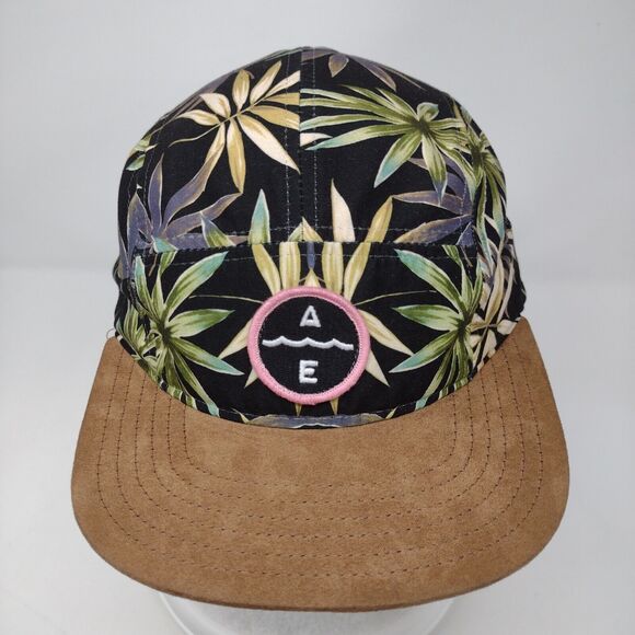 American Eagle Outfitters Strapback 5 Panel Hat Multi OSFA Tropical - Picture 2 of 8
